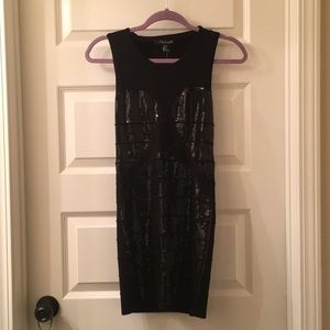 NWT Black Sequin Dress